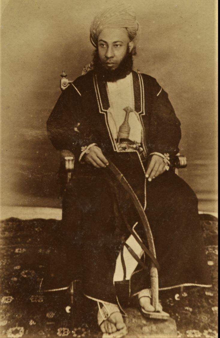 Antique photo Sultan Hamid Zanzibar 1893 Antique photo Sultan Hamid Zanzibar 1893